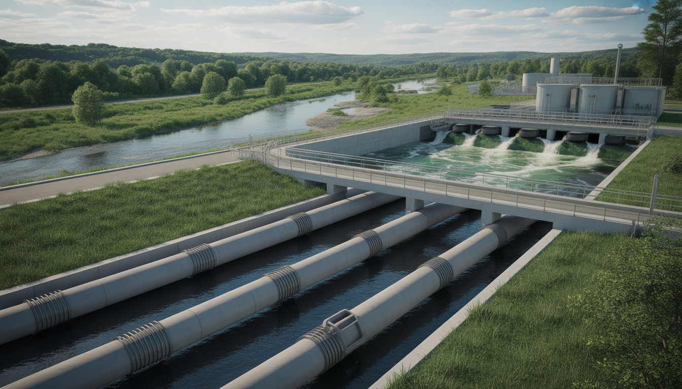 Illustration sur les techniques modernes d'assainissement
